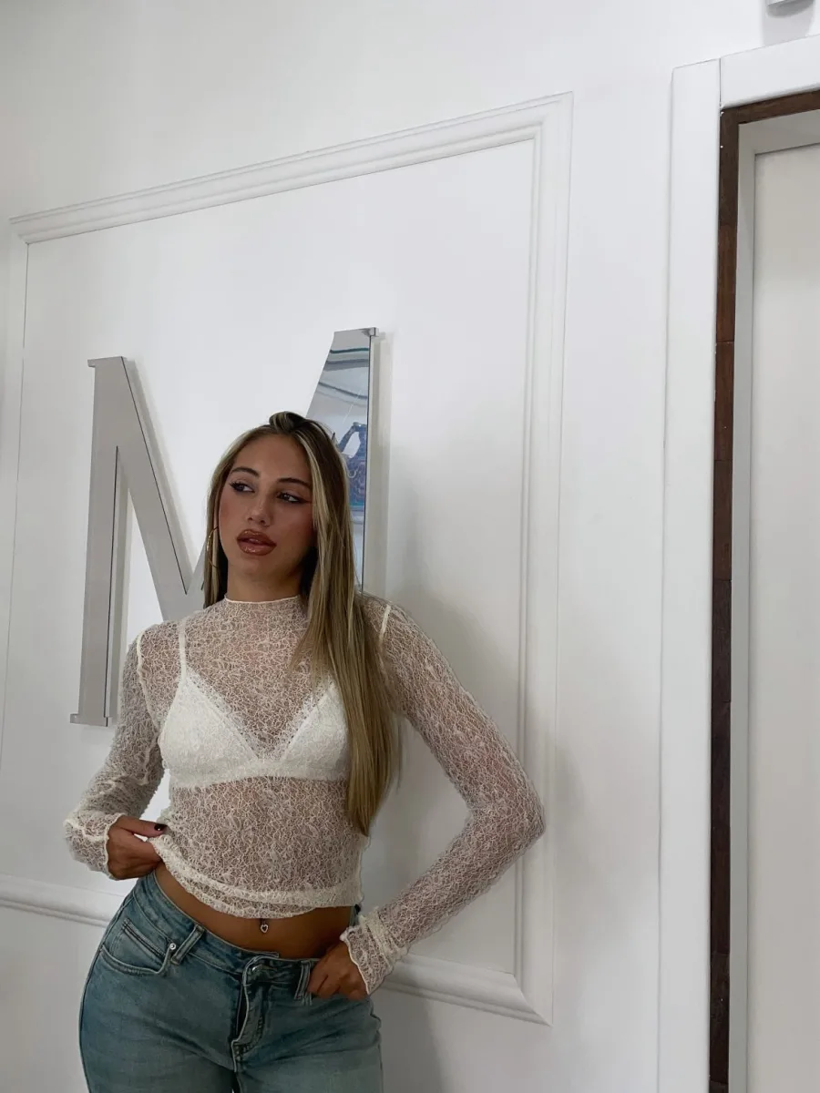 Maglietta trasparente