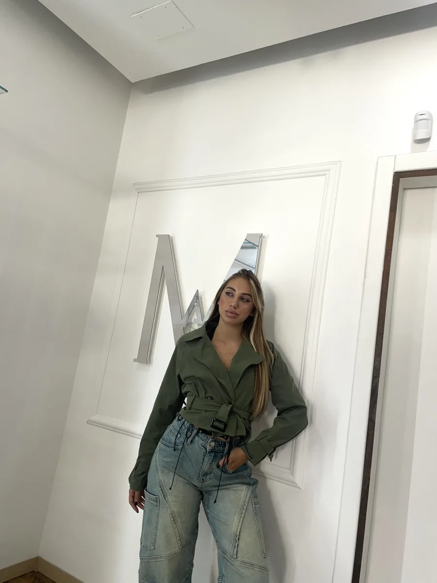 Trench verde militare