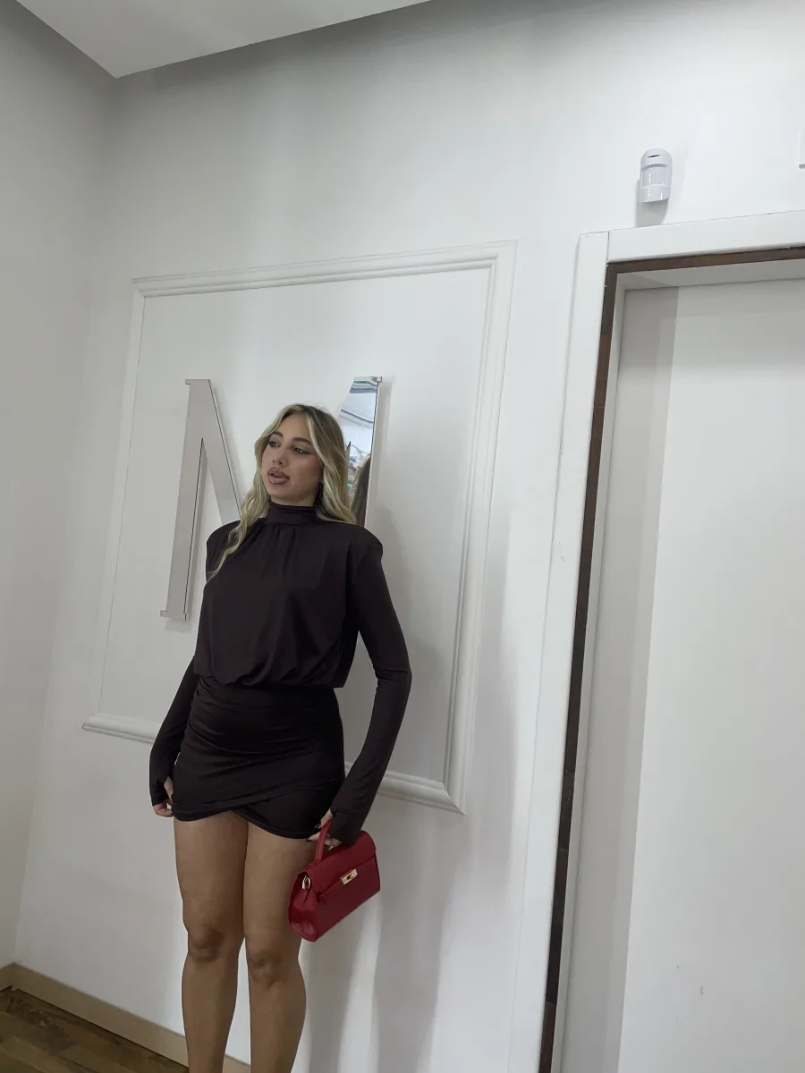 Mini dress cioccolato