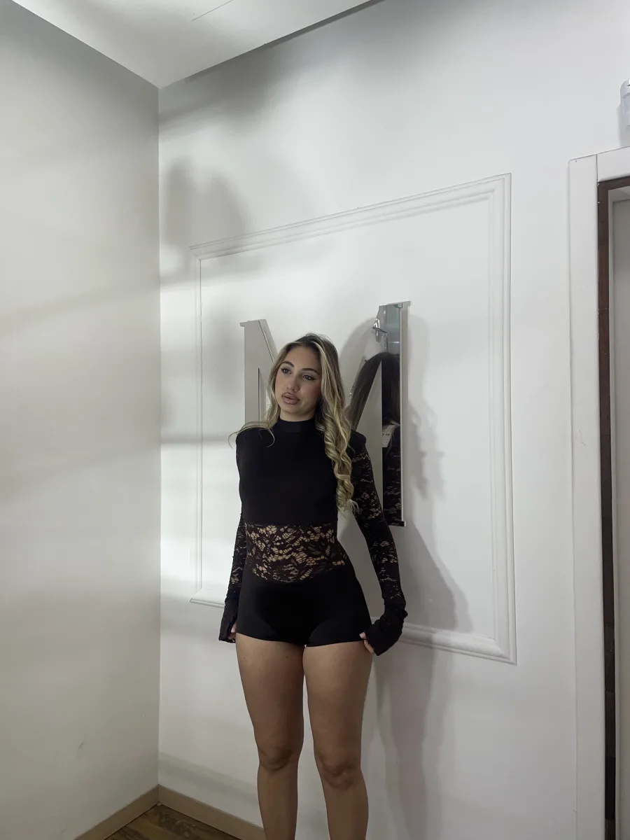 SOFIA MINI JUMPSUIT Cioccolato