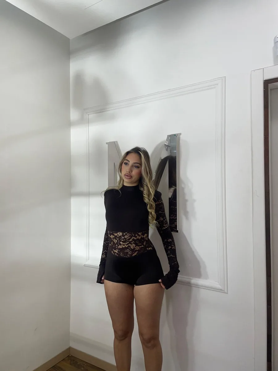 SOFIA MINI JUMPSUIT Nera