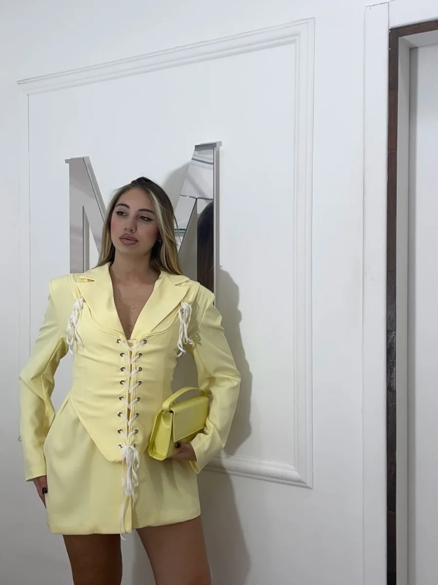 CLARA Blazer Dress  Giallo