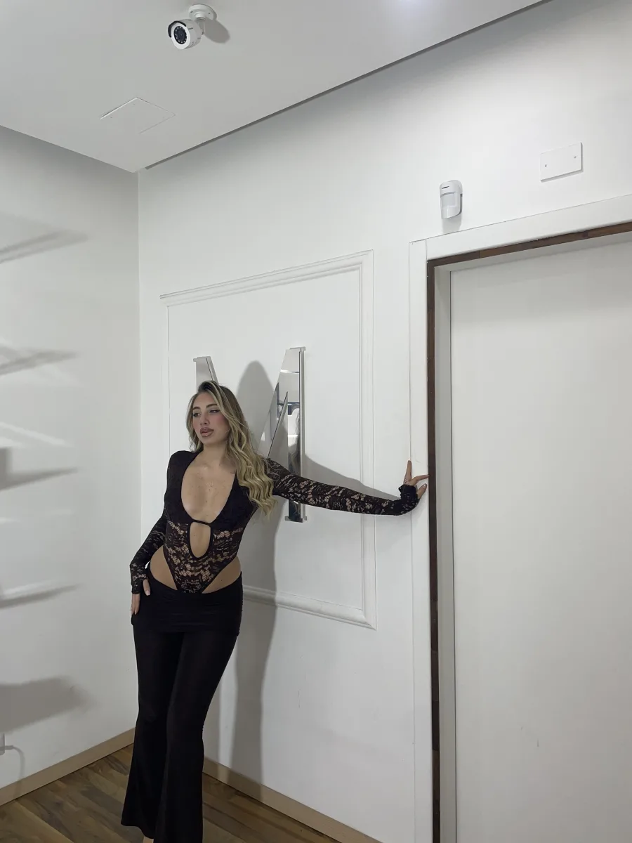 DESIRE Lace set Cioccolato