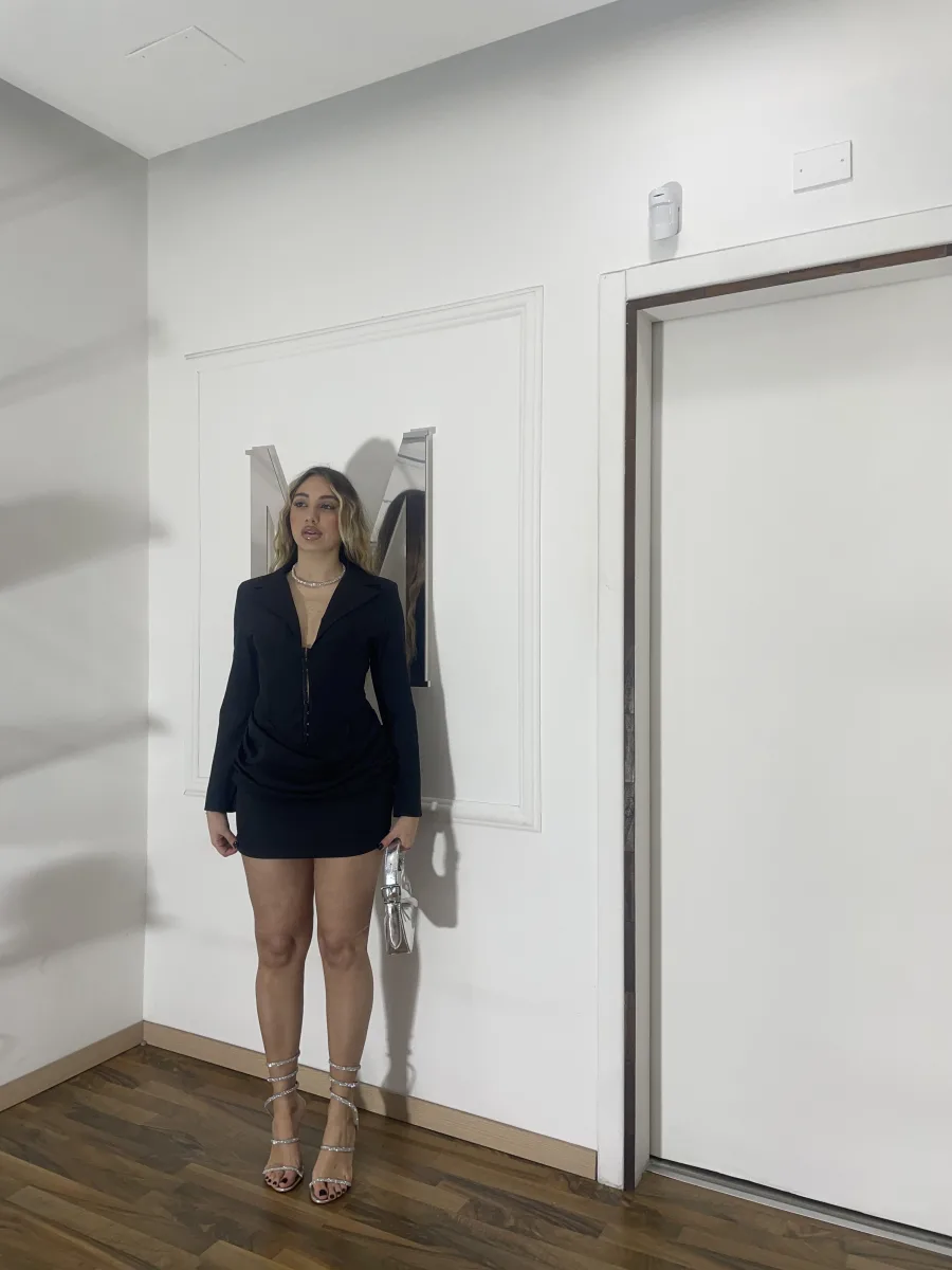 Midnight Blazer Dress