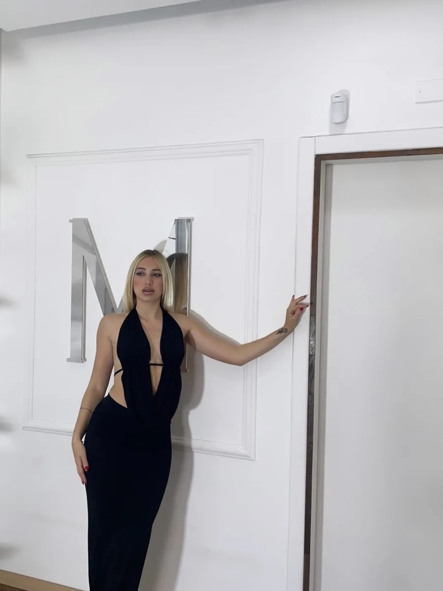 Coordinato schiena scoperta