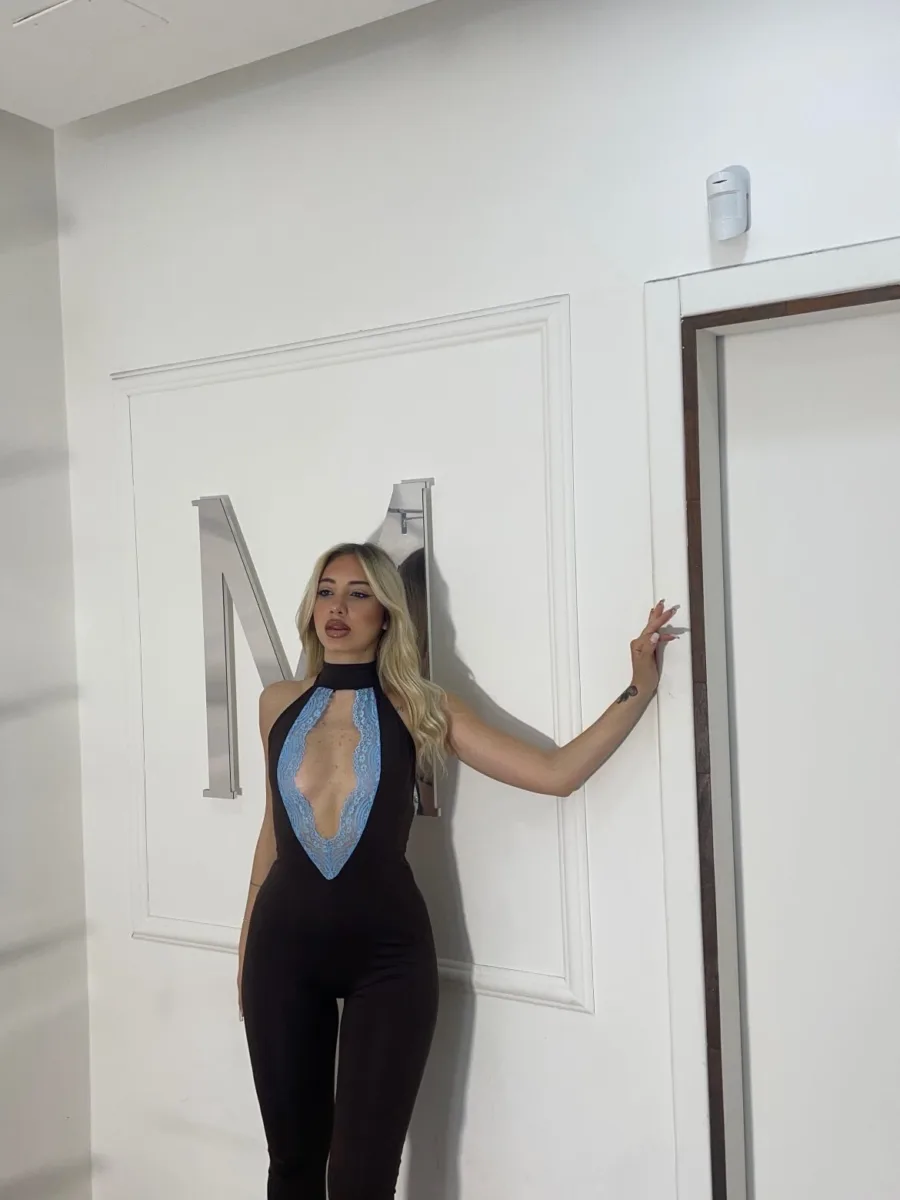 SOFIA Jumpsuit cioccolato