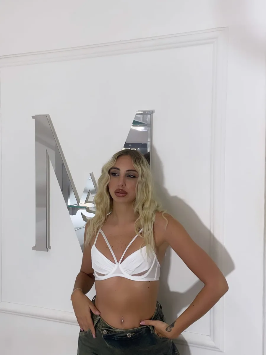 Bralette bianca