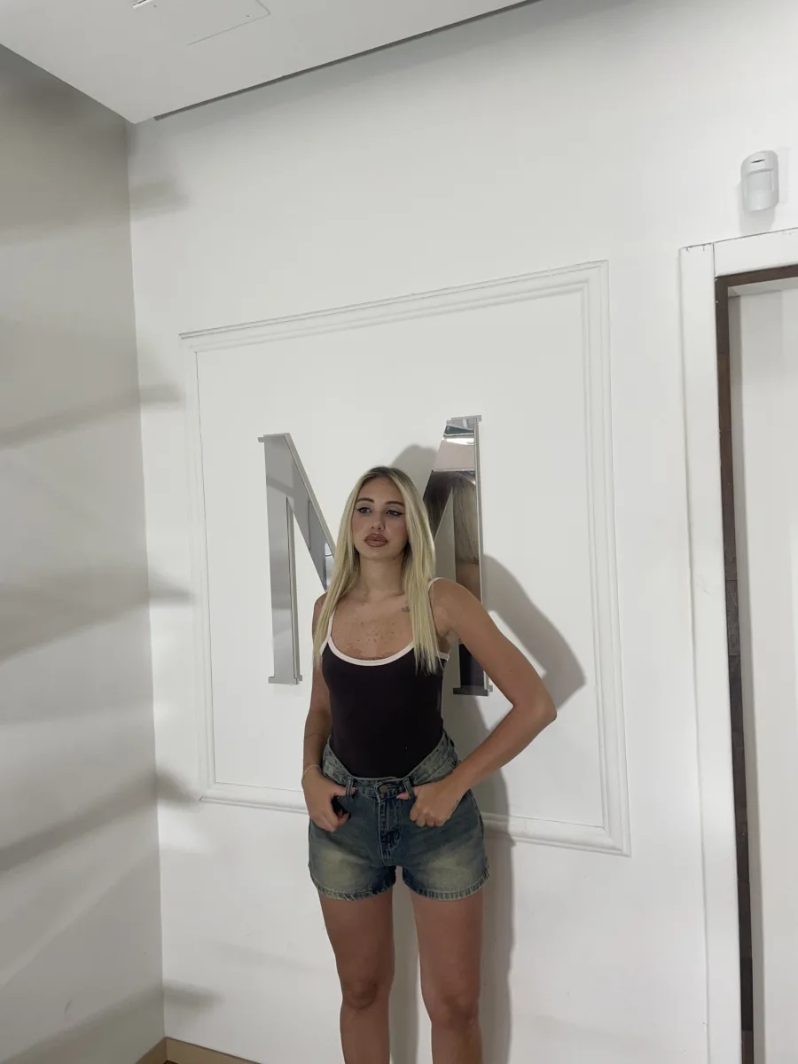 Pantaloncino in denim
