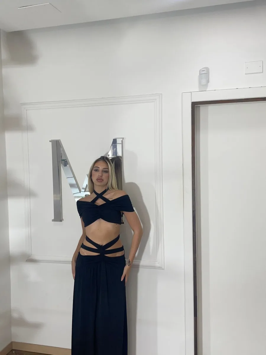 Coordinato jasmine nero