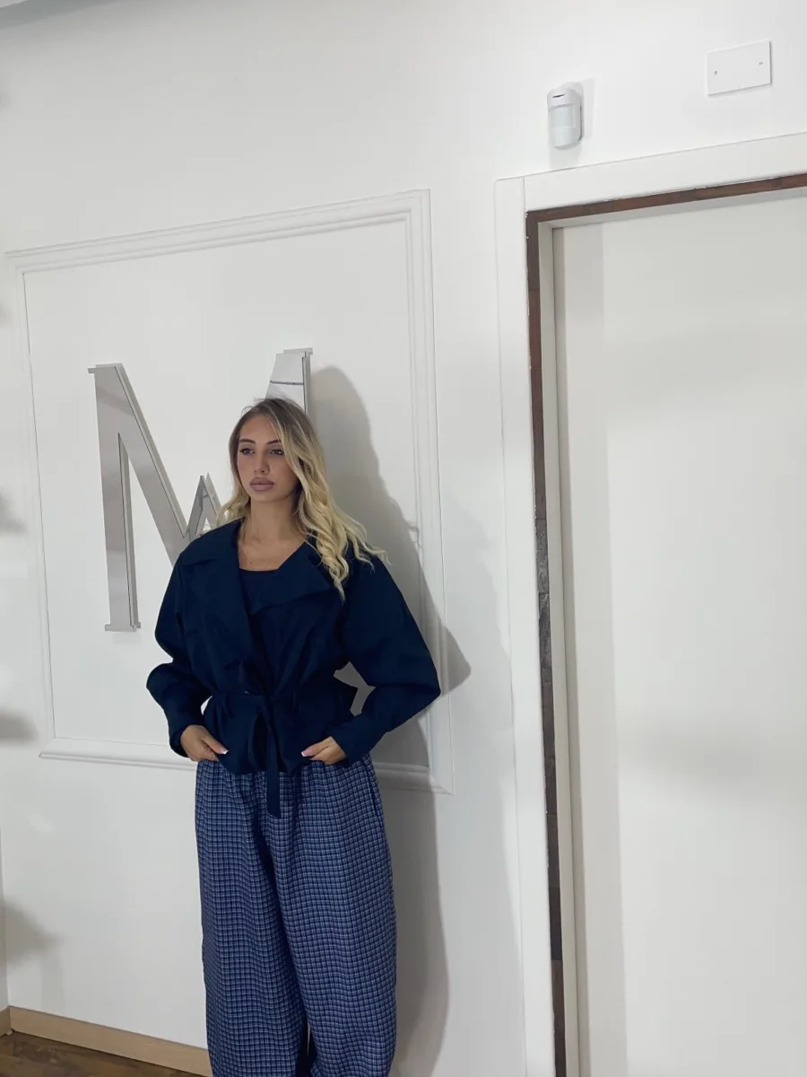 Trench CLASSIC blu notte