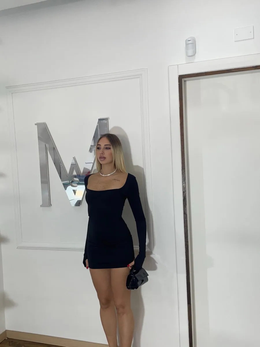 Mini dress nero