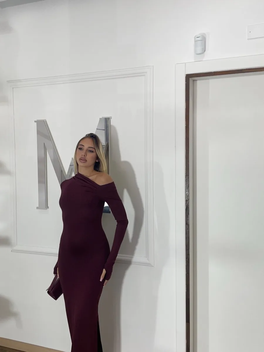Abito KIM bordeaux