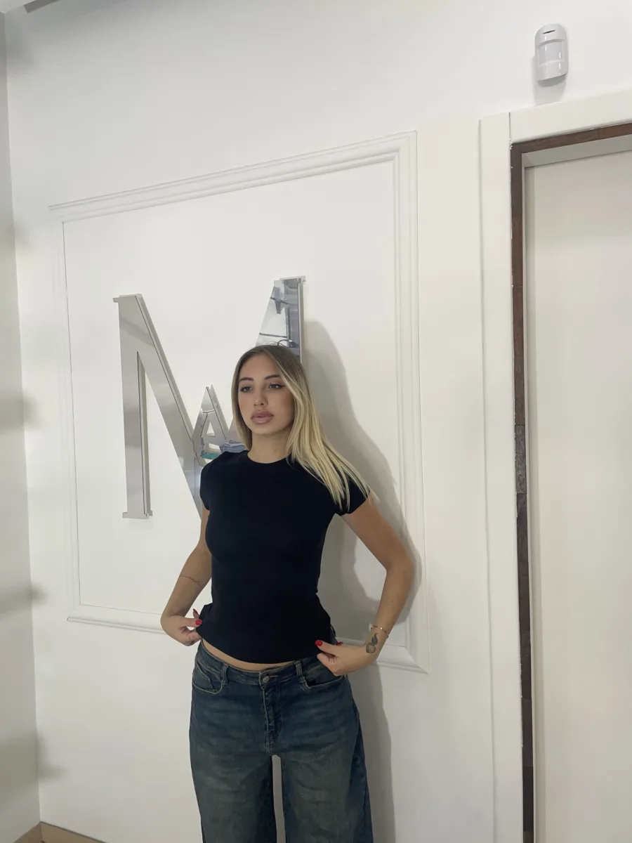 T-shirt basic nera